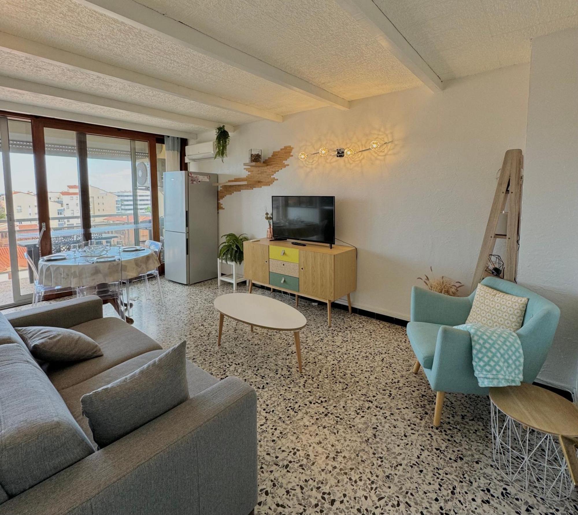Superbe T2 200 M De La Plage 4Suf502 Le Barcares Exterior photo